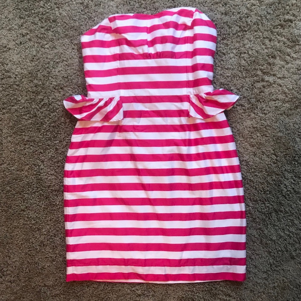 Lilly Pulitzer Sweetheart Maybelle Peplum Dress 4